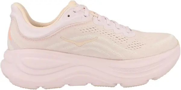 chaussures running femme Hoka Bondi 9 rose vu de profil