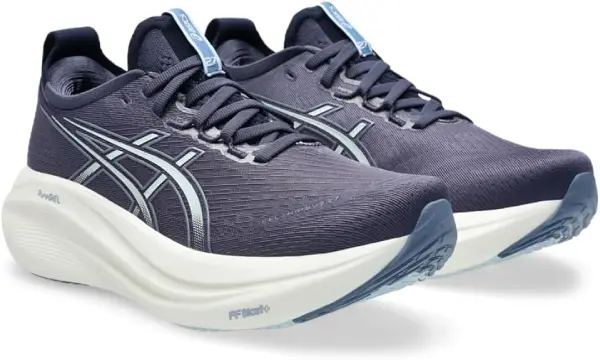 chaussures running femme Asics Gel-Nimbus 27 vu de devant