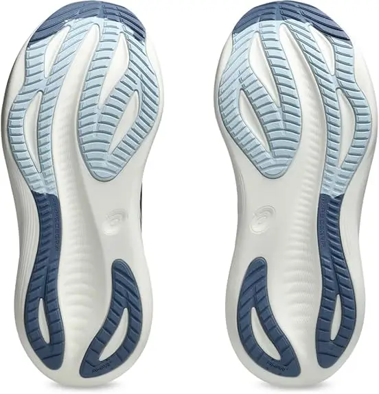 chaussures running femme Asics Gel-Nimbus 27 vu par le dessous