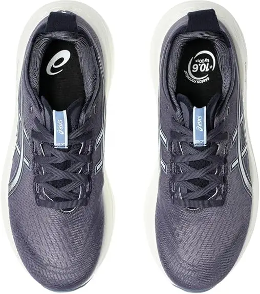 chaussures running femme Asics Gel-Nimbus 27 vu de desssus